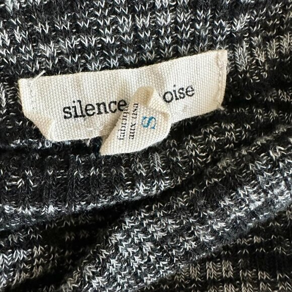 Urban Outfitters Silence + Noise  Black Mock Neck Sweater Knit Mini Dress - Picture 7 of 8
